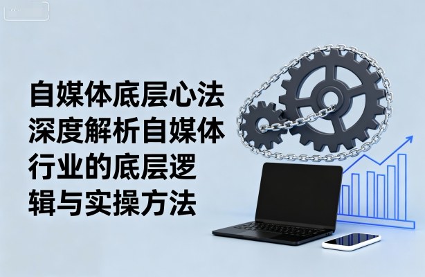 自媒体底层心法，深度解析自媒体行业的底层逻辑与实操方法-37网创