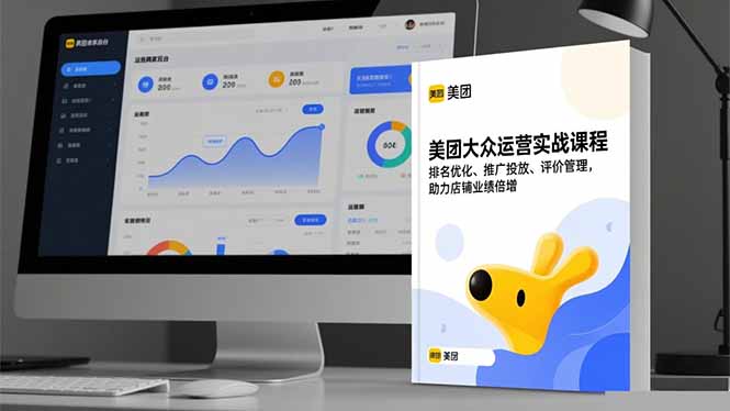 美团大众运营实战课程，排名优化、推广投放、评价管理，助力店铺业绩倍增-37网创